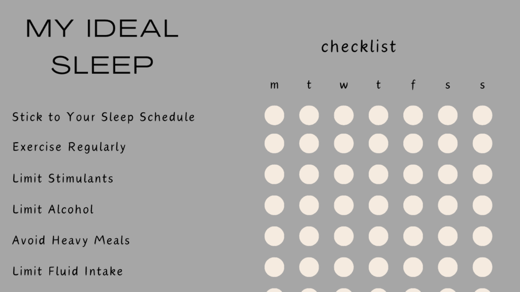 | Chill & Thrive Your Ideal Sleep Checklist: Befriending Your Good Night’s Sleep