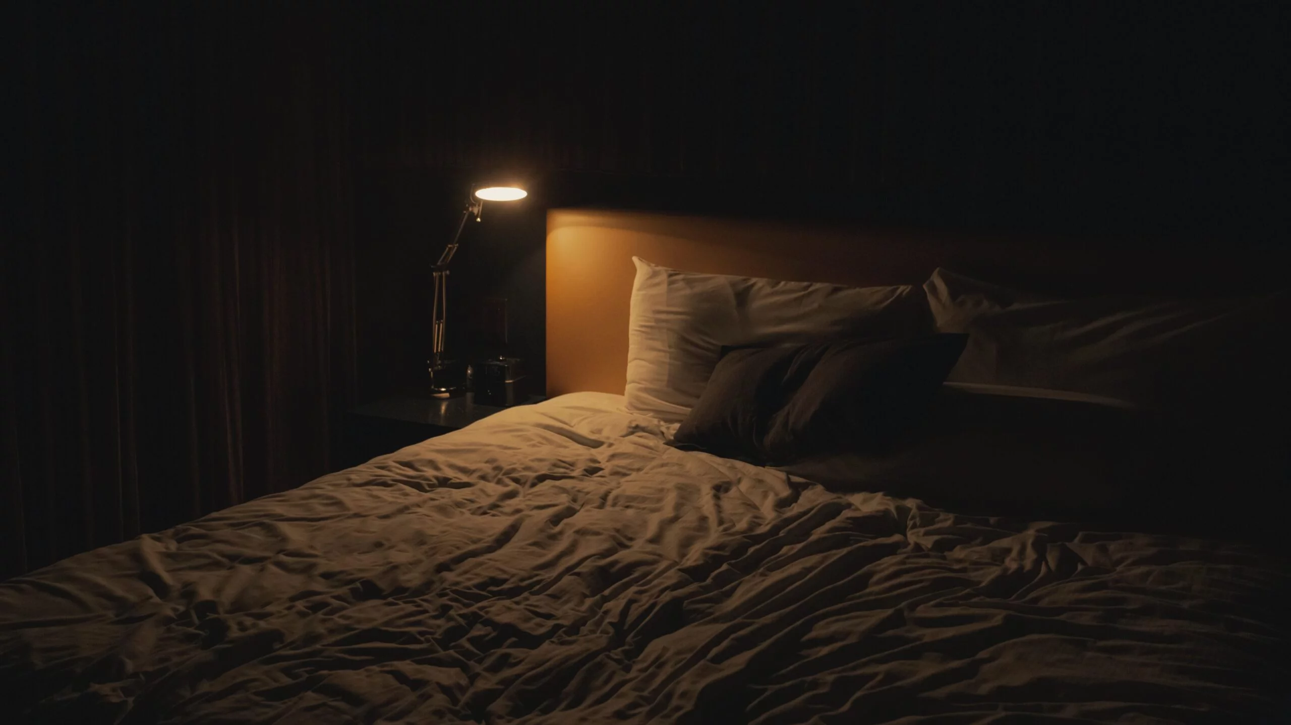 | Chill & Thrive dark bedroom good for sleep