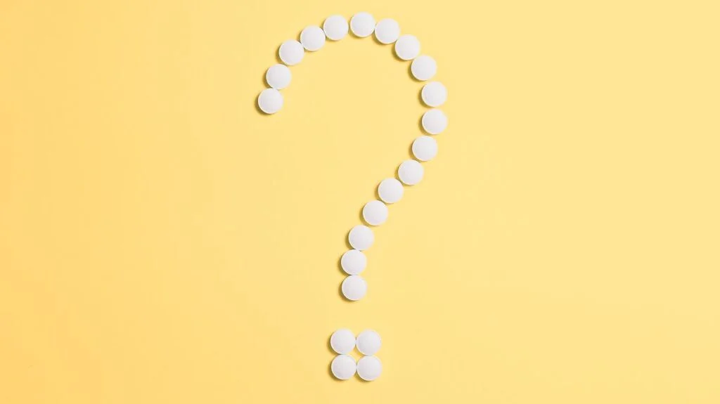 | Chill & Thrive Pills Fixed as Question Mark Sign